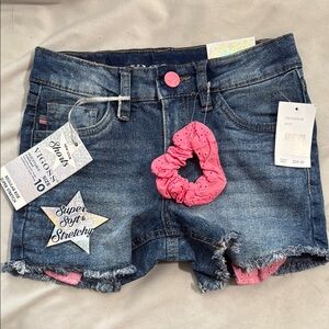 Vigoss Denim Shorts with Pink Details